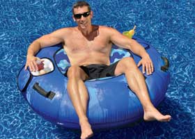 Sumo 54-inch Fabric Covered River Tube 101238