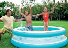 Intex Swim Center See-through Round Pool 131898