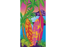 Surf Palms Beach Towel D101110