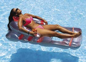 Swimline Deluxe Inflatable Pool Lounge Chair 101586