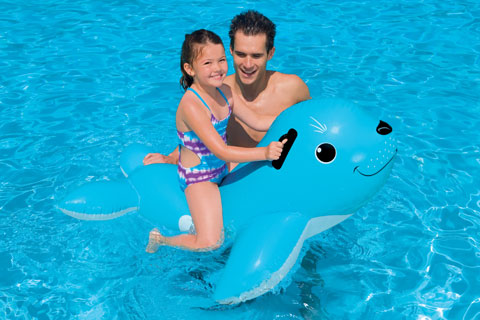 Smiling Seal Pool Rider  111489