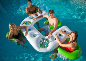 Floating Aqua Pool Bar 111498
