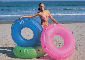 48" Frosted Neon Inflatable Tube 111511