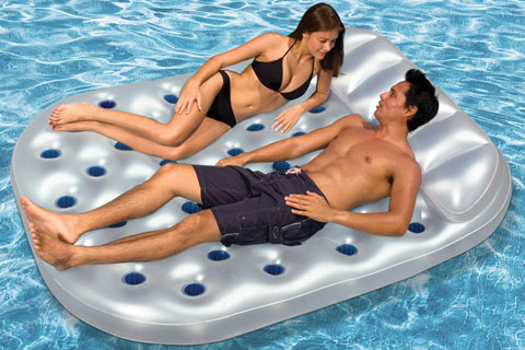 Double French Classic Pool Mattress 121319