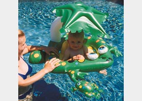 Frog Baby Seat Rider Pool Float 121370