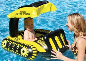 Bulldozer Baby Seat Rider With Top