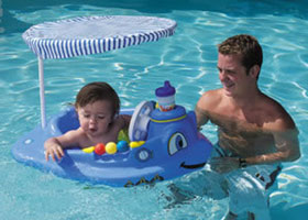 Floating Baby Tugboat 131677