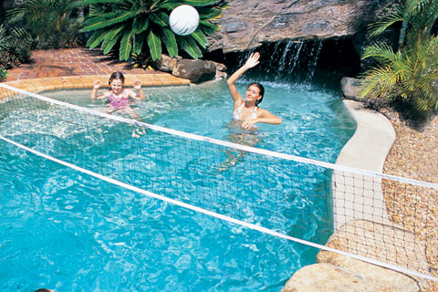 Pool Volleyball Net With Ball 300100