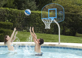 Regulation Clear Pool Basketball Hoop 600003