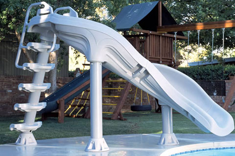 X-Stream 6' 6" Swimming Pool Water Slide 600104