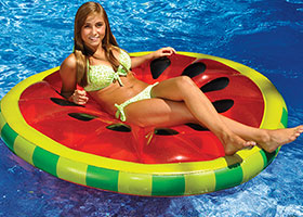 Swimline Watermelon Slice Pool Island 101444
