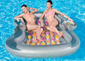 Double Designer Pool Lounge 181129