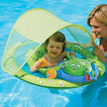 Swimways Baby Spring Float Activity Center with Canopy