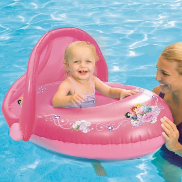 Swimways Disney Princess Sun Canopy Baby Pool Float