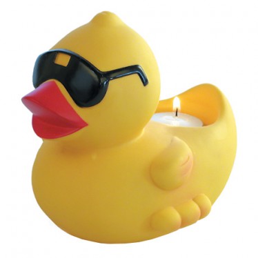 Floating Duck Candle Holder