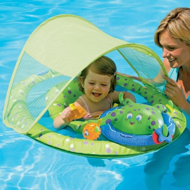 Swimways Baby Spring Float Activity Center with Canopy