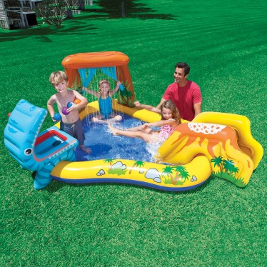 Intex Dinosaur Play Center - Size 8.1ft x 6.25ft