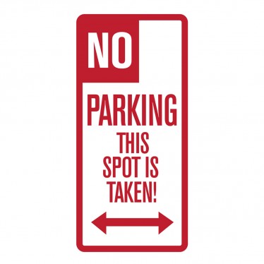No Parking Beach Towel