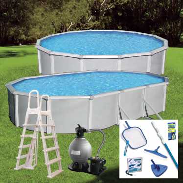 Blue Wave Samoan 52" Steel Wall Above Ground Pool Package