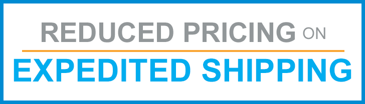 Reduced pricing on expedited shipping!